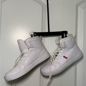 White High-Top Sneakers